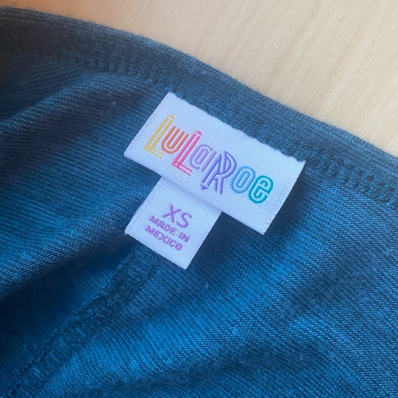 Blue Hi-Lo Hem Dress - Picture 6 of 7